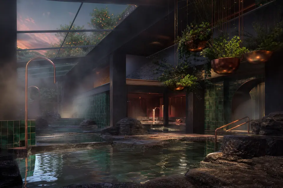 Aster Mineral Spa website preview.